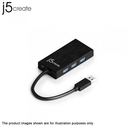 J5 Create JUH470 USB 3.0 Multi-Adapter Gigabit Ethernet & 3-Port USB 3.0 Hub