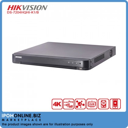 Hikvision DS-7204HQHI-K1/B 4 Channel up to 2mp Turbo HD TVI AHD CVI CVBS IP 4 IN 1 Balun CCTV DVR
