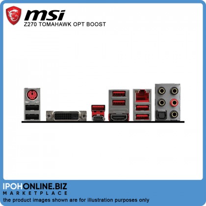 MSI Z270 TOMAHAWK OPT BOOST Intel 7th 6th Gen LGA 1151 DDR4 DVI HDMI M.2 USB 3.1 ATX Motherboard FOC 16GB Intel OPTANE MSI Z270 TOMAHAWK OPT BOOST Intel 7th 6th Gen LGA 1151 DDR4 DVI HDMI M.2 USB 3.1 ATX Motherboard FOC 16GB Intel OPTANE