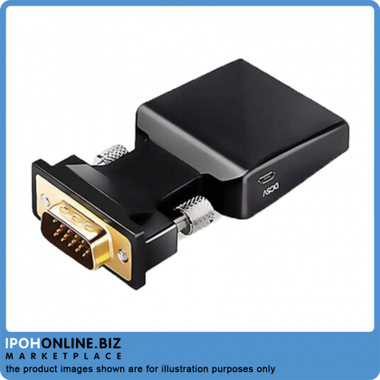 VGA To HDMI Adapter With Audio Video Adapter - up to 1080P VGA To HDMI Adapter With Audio Video Adapter - up to 1080P