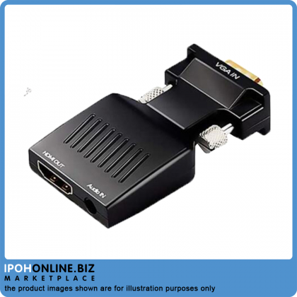 VGA To HDMI Adapter With Audio Video Adapter - up to 1080P VGA To HDMI Adapter With Audio Video Adapter - up to 1080P