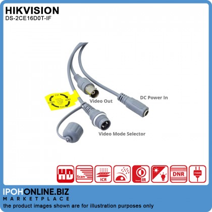 Hikvision DS-2CE16D0T-IF 2MP 1080P 3.6MM IR Bullet Camera
