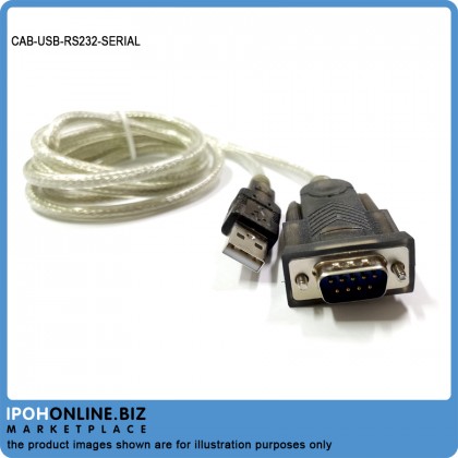 USB TO RS232 SERIAL ADAPTER - FOR WIN 7 / WIN 10 USB TO RS232 SERIAL ADAPTER - FOR WIN 7 / WIN 10