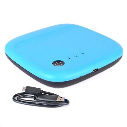 Seagate Wireless Mobile Storage 500GB - BLUE