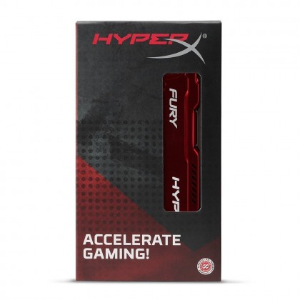 Kingston HyperX Fury 8GB 1866MHz DDR3 DIMM - RED