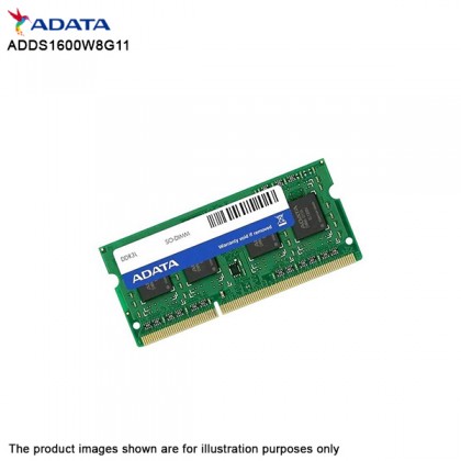 ADATA DDR3L 1600 8GB SODIMM Notebook RAM