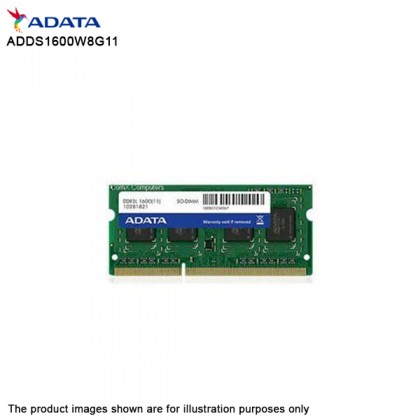 ADATA DDR3L 1600 8GB SODIMM Notebook RAM