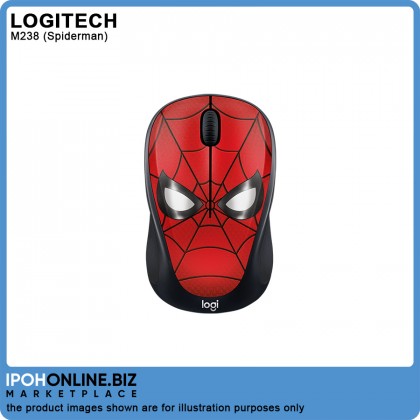 Logitech M238 MARVEL Collection Wireless Mouse - Spiderman Logitech M238 MARVEL Collection Wireless Mouse - Spiderman