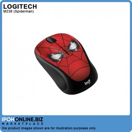 Logitech M238 MARVEL Collection Wireless Mouse - Spiderman Logitech M238 MARVEL Collection Wireless Mouse - Spiderman