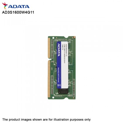 ADATA DDR3 1600 4GB SODIMM Notebook RAM