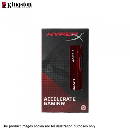 Kingston HyperX Fury 4GB 1866MHz DDR3 DIMM - RED