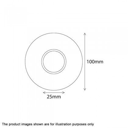 10 Rolls 35mm x 25mm 2UP Blank Barcode Label Sticker (4000 pcs Per Roll)