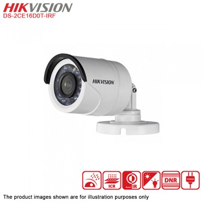 Hikvision 4 Channel Turbo HD Balun DVR + Hikvision 2MP IR Bullet Camera x 4 + 12V 1A Power Adapter + 1TB CCTV Hard Drive + FOC Hikvision Video Baluns Package