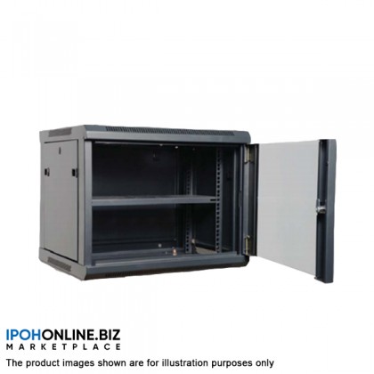 E Rack 6U Wall Mount Rack Equipment 540mm(W) X 500mm(D) X 320mm(H) - CCTV Network Switch