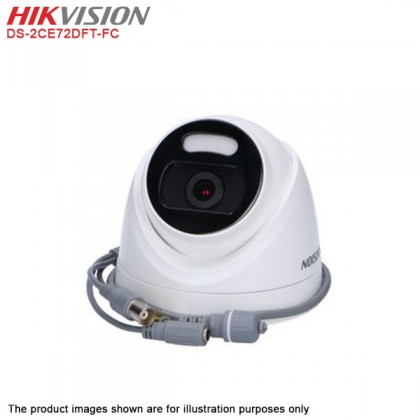 Hikvision ColorVu DS-2CE72DFT-FC 2MP 3.6mm 1080p Fixed Turret Camera