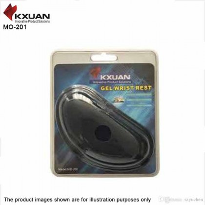 KXUAN Reduction of Fatigue Gel Wrist Rest - MO-201 Black