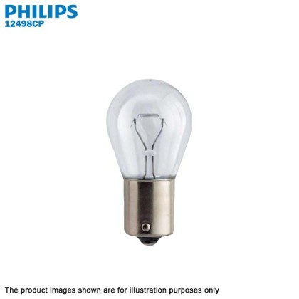 (10 PCS) 1 Box PHILIPS 12498CP P21W Conventional 12V 21W BA15s Light Bulb