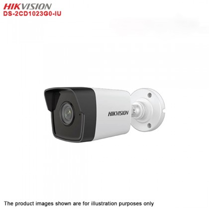 HIKVISION DS-2CD1023G0-IU 2MP 1080P 4mm IP66 Built-in Mic EXIR Mini Bullet Network Audio Camera