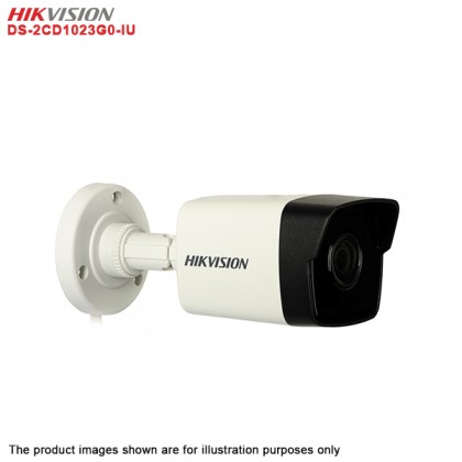 HIKVISION DS-2CD1023G0-IU 2MP 1080P 4mm IP66 Built-in Mic EXIR Mini Bullet Network Audio Camera