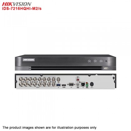 HIKVISION iDS-7216HQHI-M2/S 16 Channel Facial Detection Turbo HD AcuSense 4MP CCTV DVR HIKVISION iDS-7216HQHI-M2/S 16 Channel Facial Detection Turbo HD AcuSense 4MP CCTV DVR