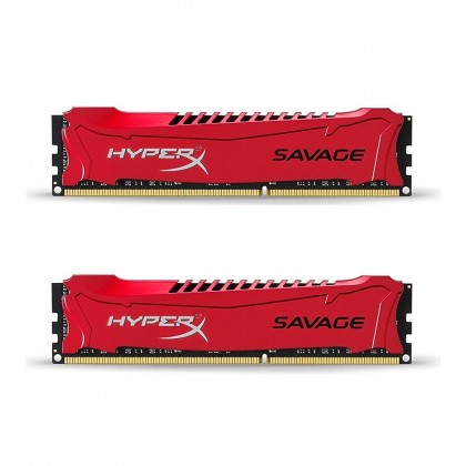 Kingston HyperX SAVAGE 8GB DDR3 Kit (2x4GB) 1600MHz RED