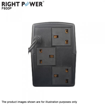 Right Power PowerTank F800P (800VA) UPS Backup Battery - USB edition Communication Port