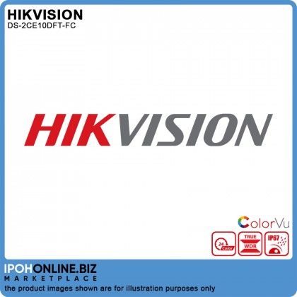 HIKVISION DS-2CE10DFT-FC 3.6mm 2MP ColorVu Fixed OUTDOOR Full Time Color Mini Bullet CCTV Camera HIKVISION DS-2CE10DFT-FC 3.6mm 2MP ColorVu Fixed OUTDOOR Full Time Color Mini Bullet CCTV Camera