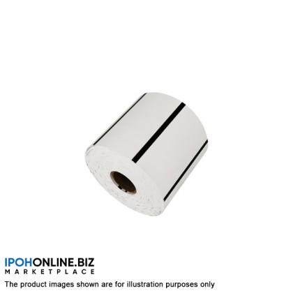 1 Roll 80mmx45mm Label Tag Card 230gms With Punch Hole And Black I-Mark (500pcs per roll) 1 Roll 80mmx45mm Label Tag Card 230gms With Punch Hole And Black I-Mark (500pcs per roll)
