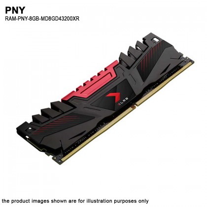 PNY XLR8 8GB 3200 DDR4 3200Mhz Desktop RAM PNY XLR8 8GB 3200 DDR4 3200Mhz Desktop RAM