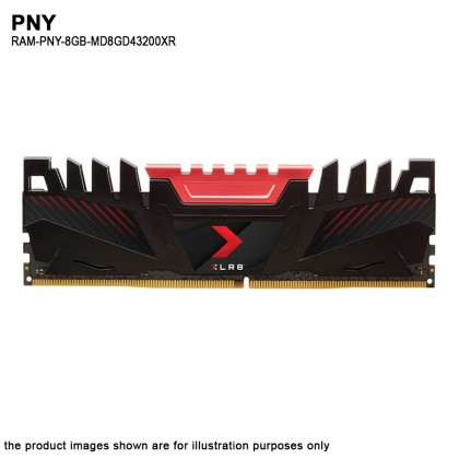 PNY XLR8 8GB 3200 DDR4 3200Mhz Desktop RAM PNY XLR8 8GB 3200 DDR4 3200Mhz Desktop RAM