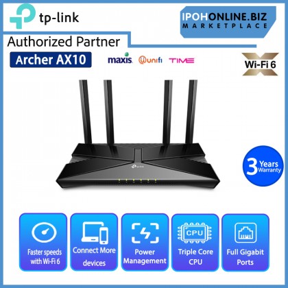 TP-LINK Archer AX10 AX1500 Next-Gen Wi-Fi 6 Router