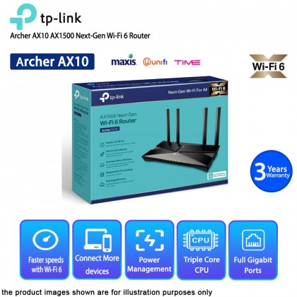 TP-LINK Archer AX10 AX1500 Next-Gen Wi-Fi 6 Router