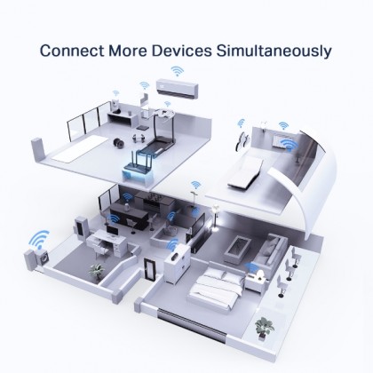 TP-LINK Archer AX50 AX3000 Dual Band Gigabit Wi-Fi 6 BY INTEL Router Free Antivirus Security