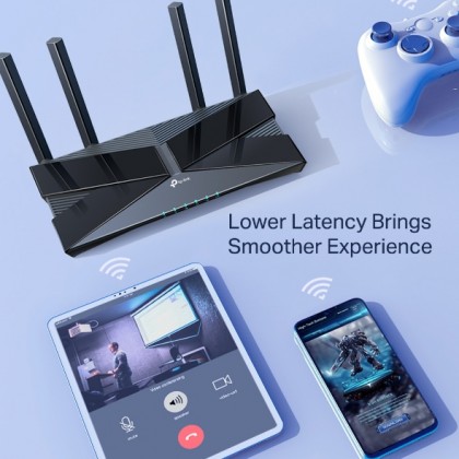 TP-LINK Archer AX50 AX3000 Dual Band Gigabit Wi-Fi 6 BY INTEL Router Free Antivirus Security