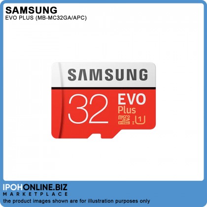 Samsung EVO Plus 32GB 95R/20W Class 10 FHD MicroSD Memory Card With SD Adapter