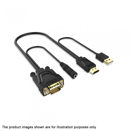 ONTEN HDMI TO VGA ADAPTER WITH AUDIO 1.8M