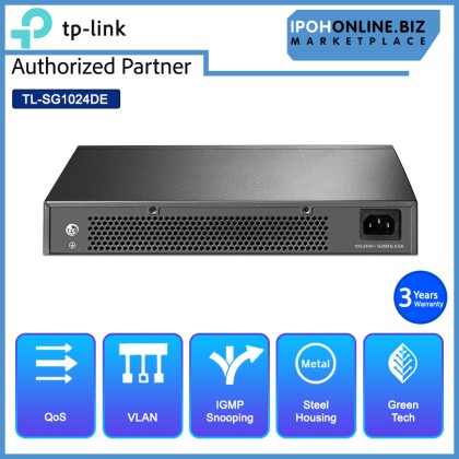 TP-LINK TL-SG1024DE 24-Port Gigabit Easy Smart Network Switch