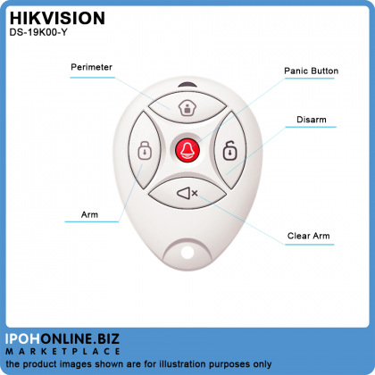 HIKVISION DS-19K00-Y Smart Alarm Remote Control