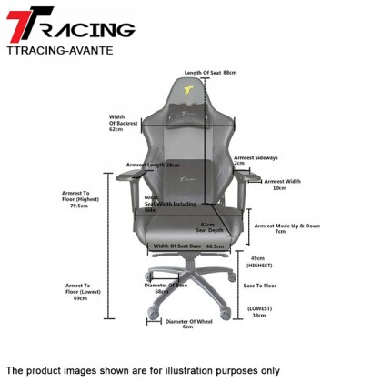 TTRacing Avante Gaming Chair - Built for Ultimate Comfort