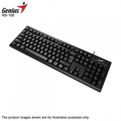 Genius KB-100 Value Wired USB Desktop Keyboard