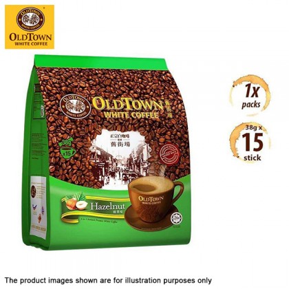 Old Town White Coffee Hazelnut White Coffee 15 x 38g