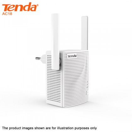 Tenda A18 Boost AC1200 Dual Band WiFi Extender Repeater AP Mode Strong Wall Penetration Capacity