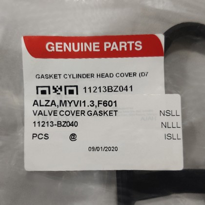 Valve Cover Gasket Perodua Myvi 1.3, 1.5, Alza, Avanza, Kembara DVVT (11213-BZ040)