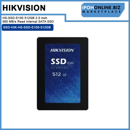 Hikvision HS-SSD-E100 512GB 2.5 inch 560 MB/s Read Internal SATA SSD