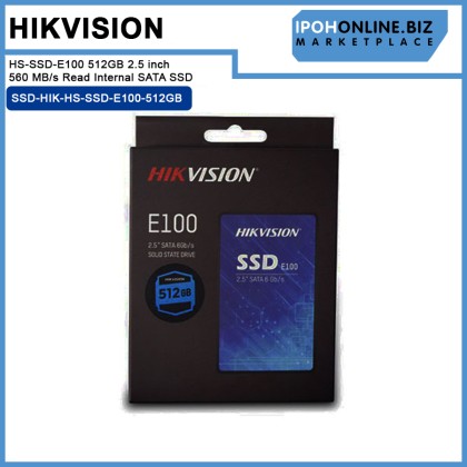 Hikvision HS-SSD-E100 512GB 2.5 inch 560 MB/s Read Internal SATA SSD