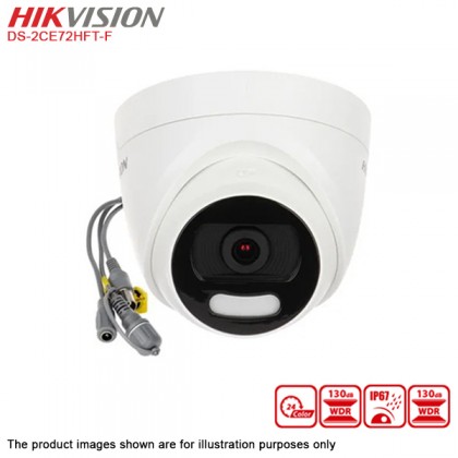 Hikvision DS-2CE72HFT-F 5MP ColorVu Fixed Turret Camera
