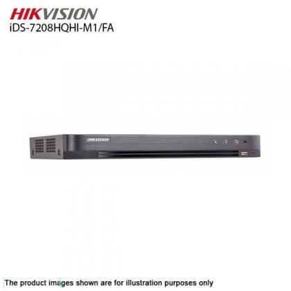 Hikvision iDS-7208HQHI/FA Analog 8CH 2MP 1080P H2.65 4In1 Turbo Accusense Face Recognition DVR