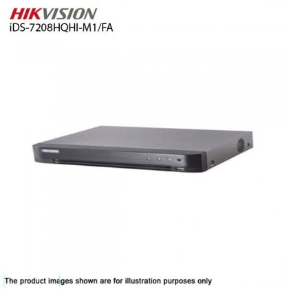 Hikvision iDS-7208HQHI/FA Analog 8CH 2MP 1080P H2.65 4In1 Turbo Accusense Face Recognition DVR
