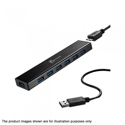 J5CREATE USB3.0 7-Port HUB ( JUH377)