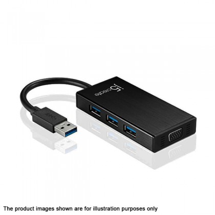 J5CREATE USB 3.0 VGA & 3-Port HUB (JUH410)